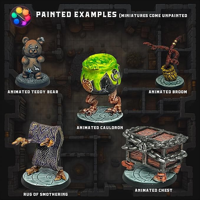 Wildspire Objetos Encantados - 20 Objetos animados para miniaturas DND