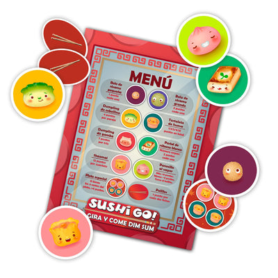 Sushi Go - Gira y come Dim Sum | Juegos de mesa para todas las edades en PiedraBruja Chile