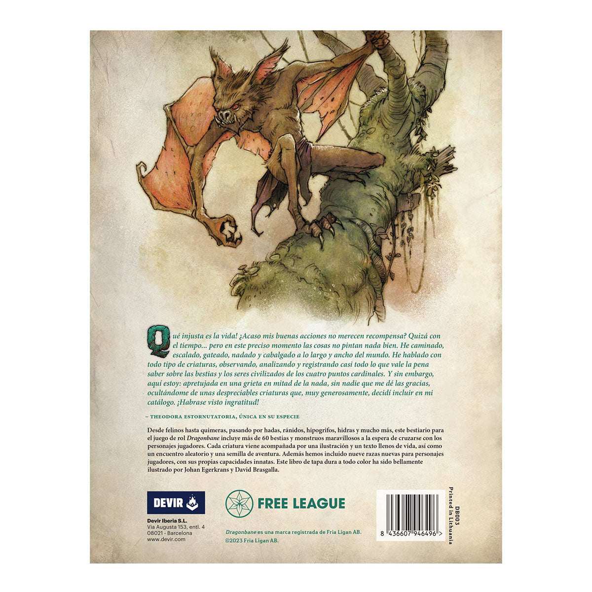 Dragonbane: Bestiario