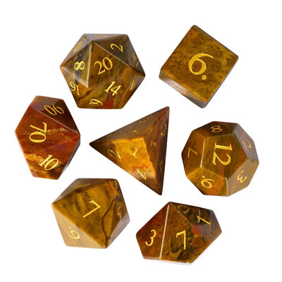 Especial - Piedra Agata India | Dados para juegos de rol y mesa en PiedraBruja Chile
