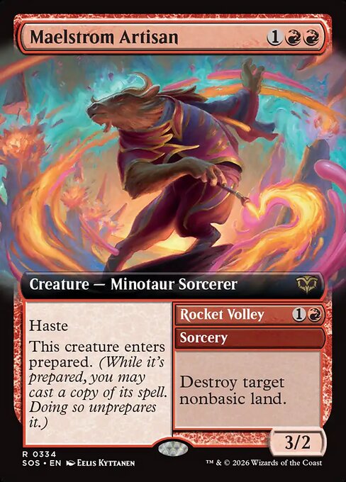 Maelstrom Artisan // Rocket Volley Extended  (ingles) 334| Singles MTG en PiedraBruja