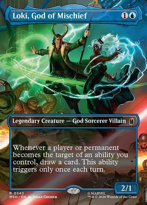 Loki, God of Mischief Regular (ingles) 343 | Singles MTG en PiedraBruja