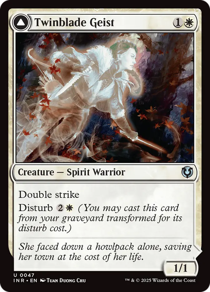 Twinblade Geist // Twinblade Invocation Regular Foil (ingles) 47