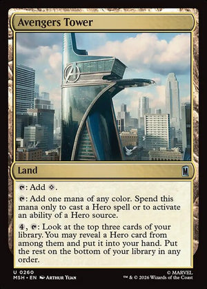 Avengers Tower Regular Foil (ingles) 260 | Singles MTG en PiedraBruja