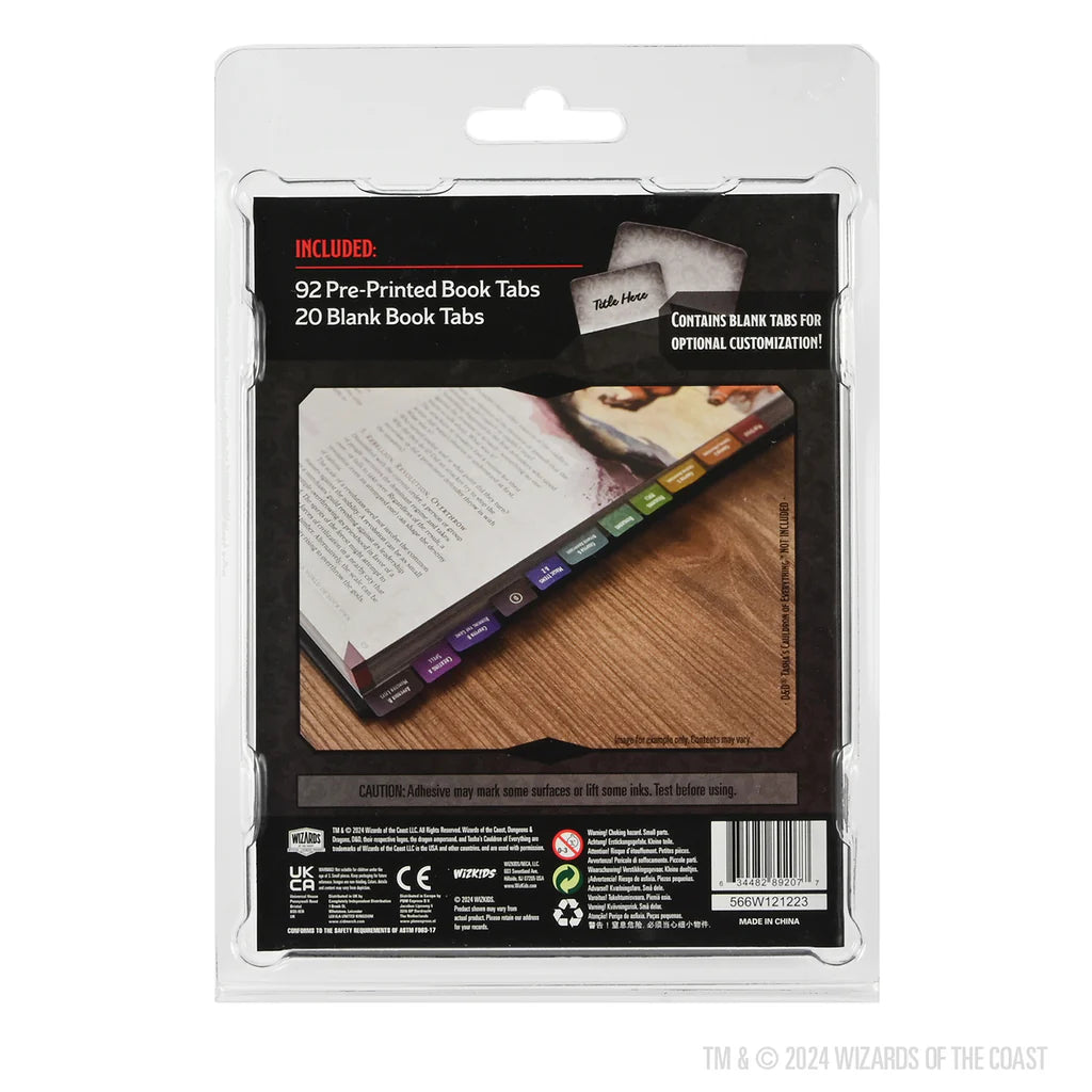 D&D 5th: Book Tabs - Tasha's Cauldron of Everything