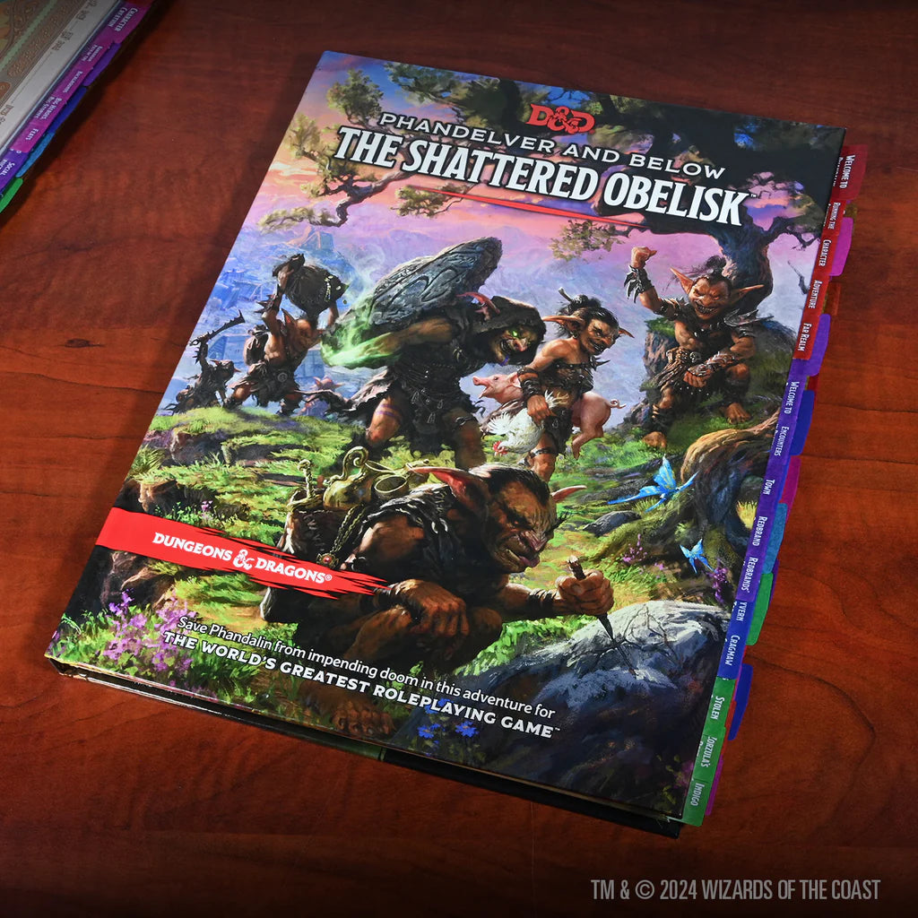 D&D 5th: Book Tabs - Phandelver and Below The Shattered Obelisk