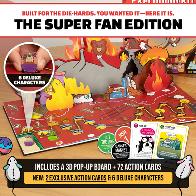 Exploding Kittens - El Juego de Tablero Super Fan Edition | Juegos de mesa para todas las edades en PiedraBruja Chile
