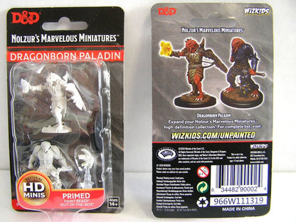 Nolzur’s Marvelous Miniatures: Unpainted Minis Wave 11 - Male Dragonborn Paladin