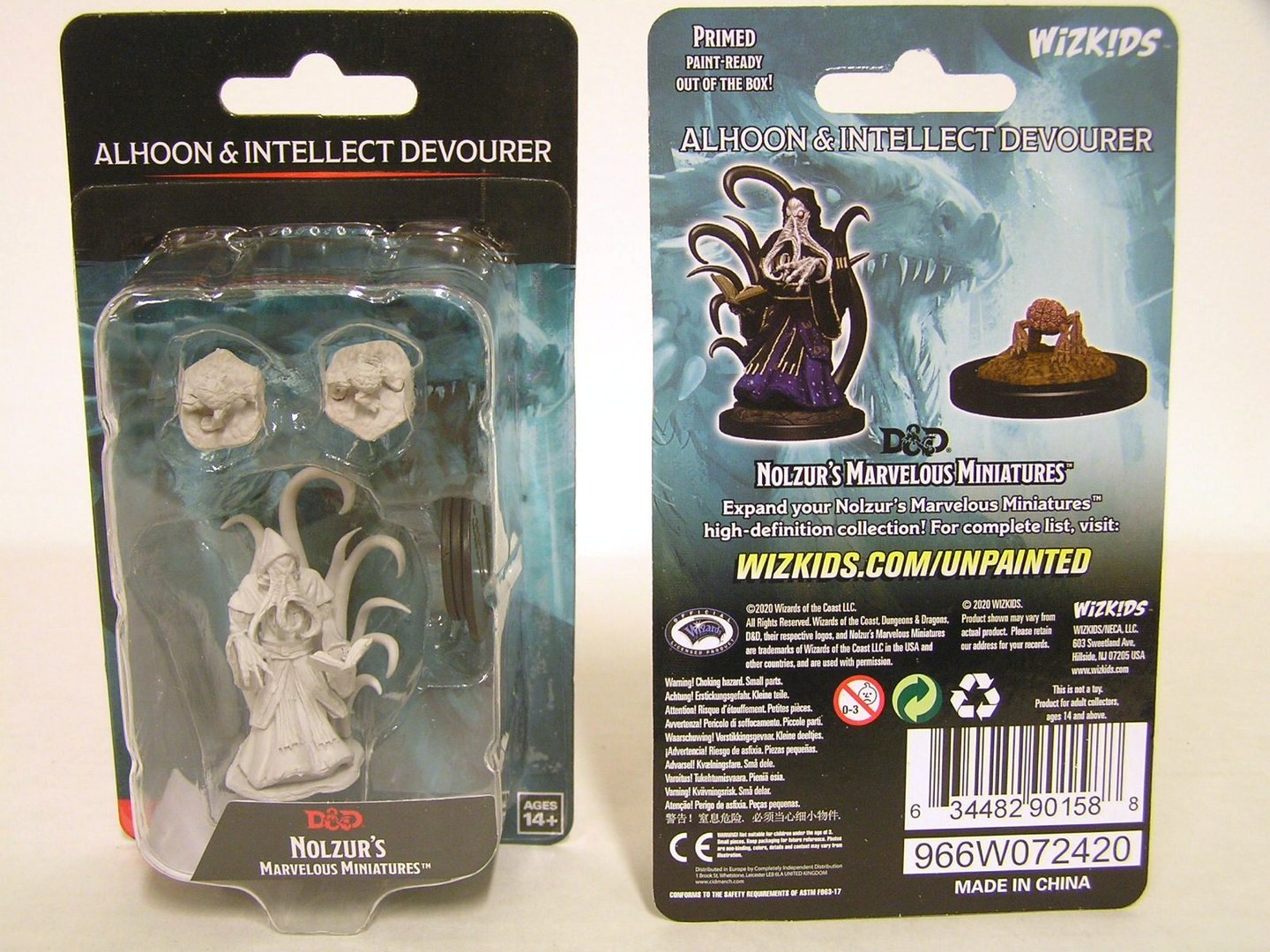 Nolzur’s Marvelous Miniatures: Unpainted Minis Wave 13 - Alhoon & Intellect Devourers