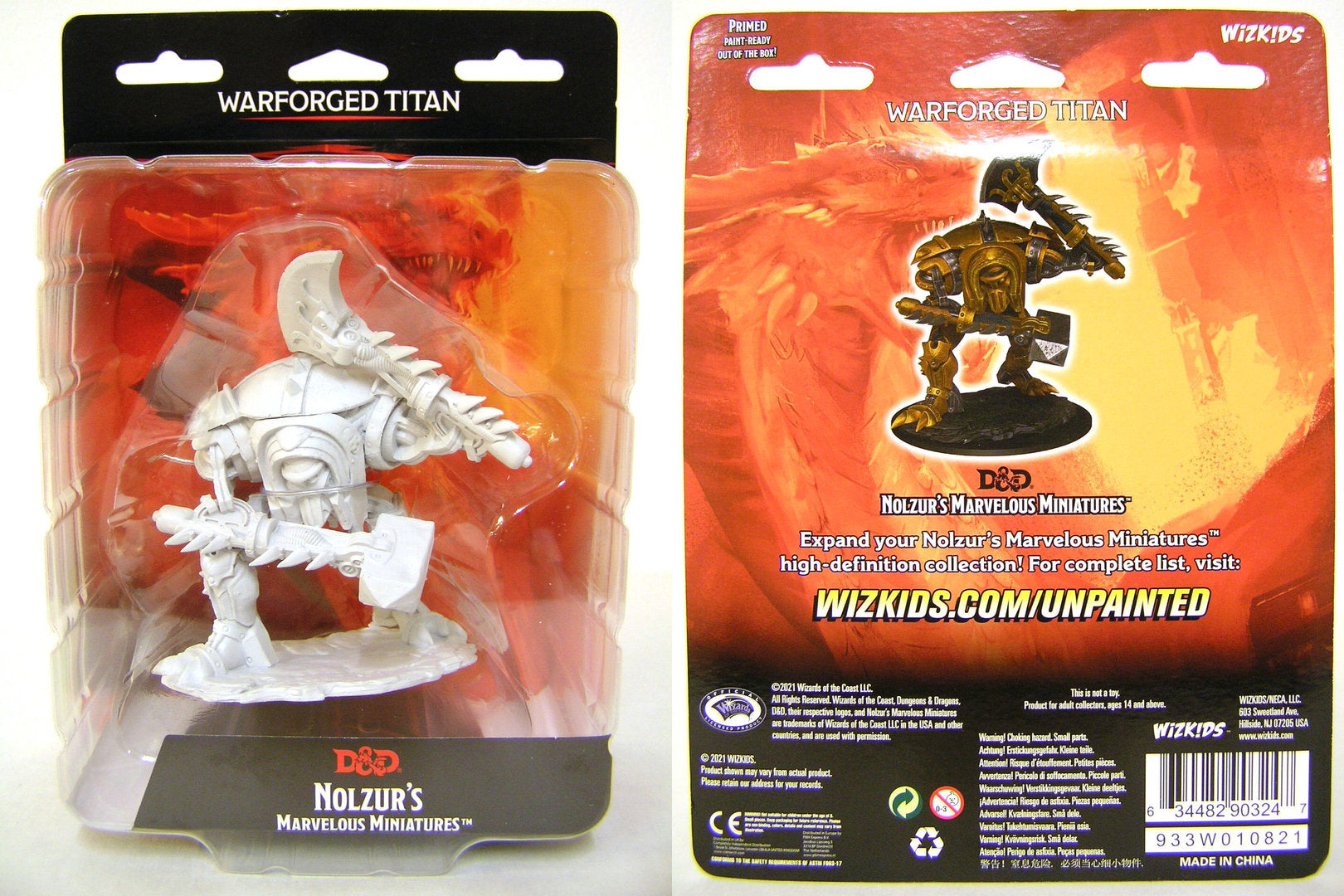 Nolzur’s Marvelous Miniatures: Unpainted Minis Wave 15 - Warforged Titan
