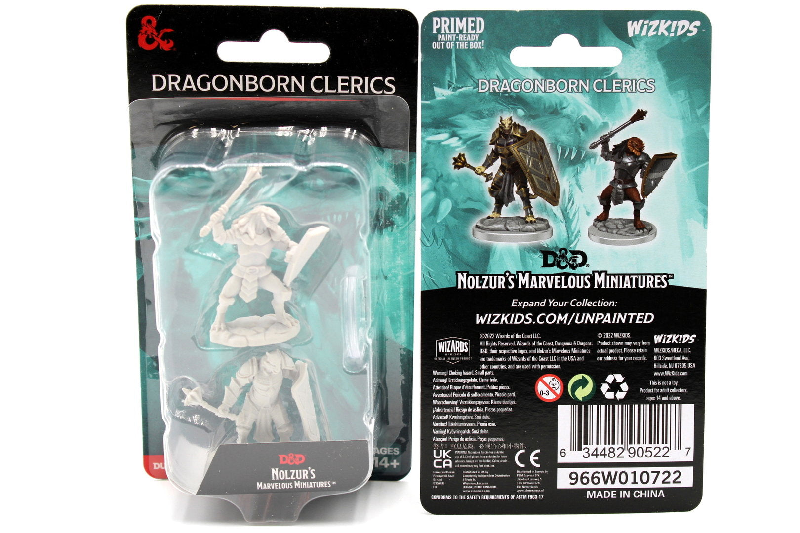 Nolzur’s Marvelous Miniatures: Unpainted Minis Wave 18 - Dragonborn Clerics