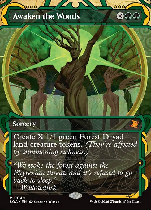 Awaken the Woods Showcase  (ingles) 49 | Singles MTG en PiedraBruja