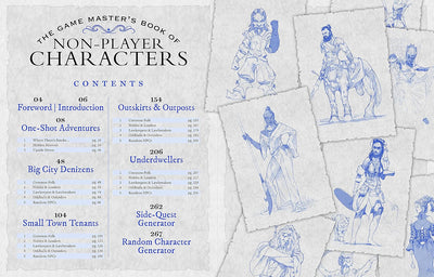 The Game Master's Book of Non-Player Characters | Dungeons & Dragons y accesorios D&D en PiedraBruja Chile