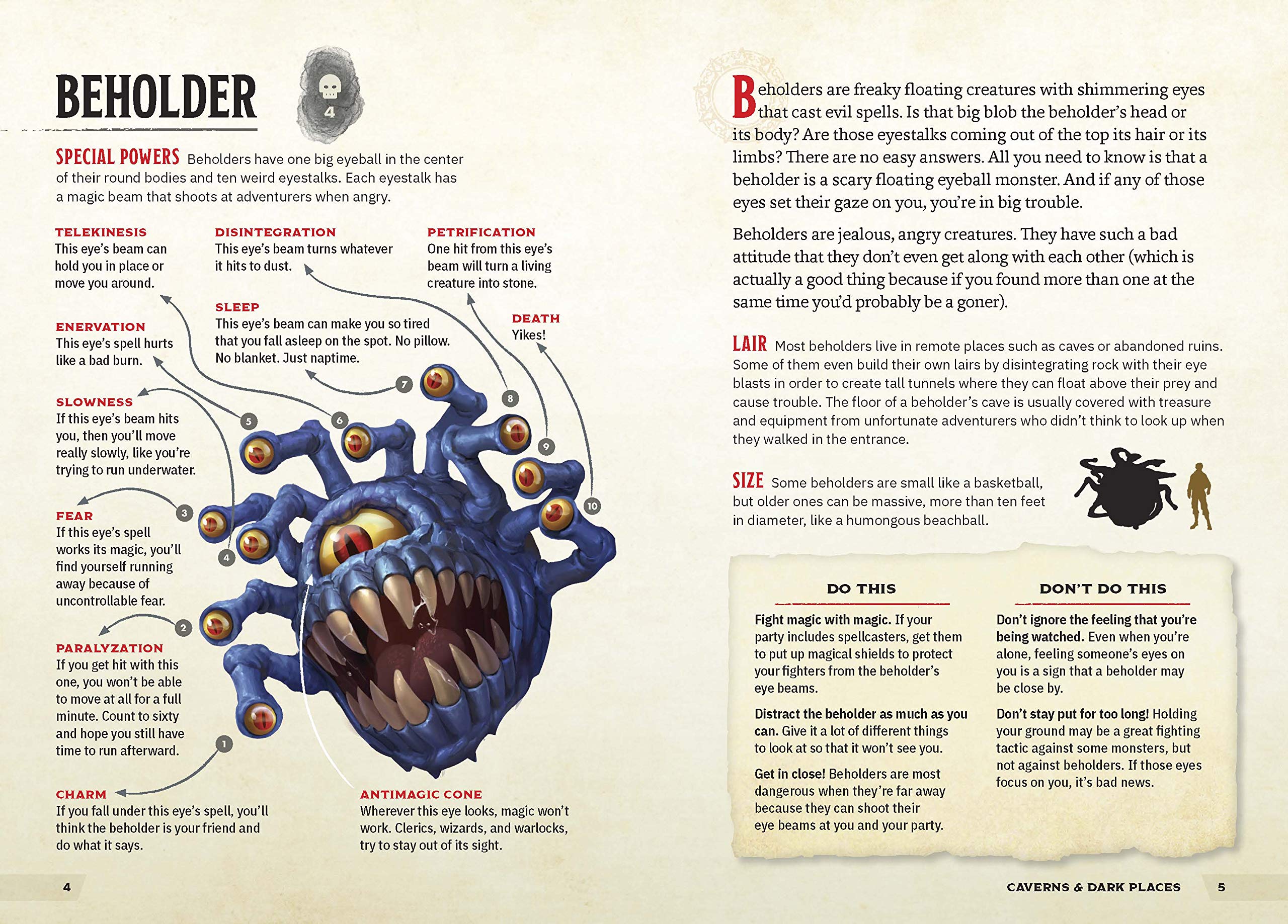 Young Adventurer's Guide: Monsters & Creatures fro D&D