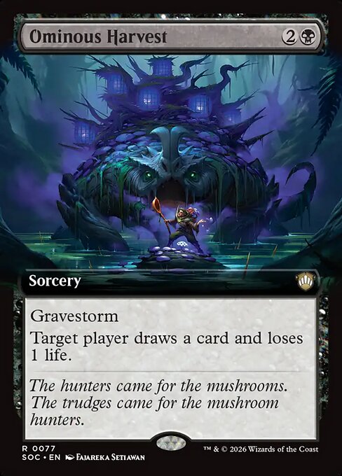 Ominous Harvest Extended  (ingles) 77| Singles MTG en PiedraBruja