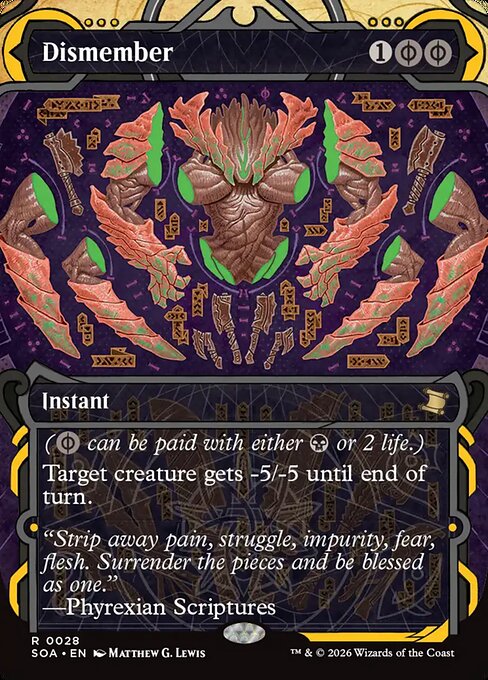 Dismember Showcase Foil (ingles) 28 | Singles MTG en PiedraBruja