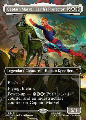 Captain Marvel, Earth's Protector Regular (ingles) 342 | Singles MTG en PiedraBruja