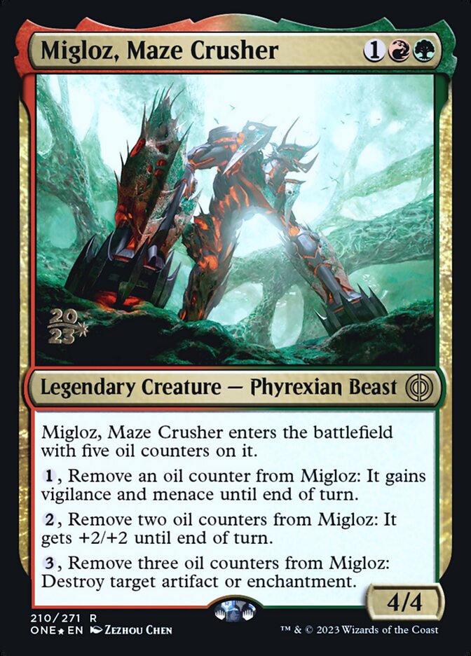 Migloz, Maze Crusher Regular Foil (español) 210s