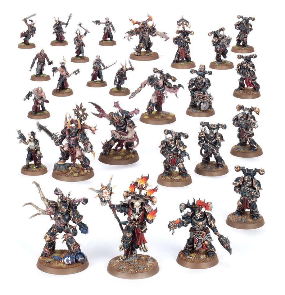 Warhammer 40K - Combat Patrol - Chaos Spaces Marines - Caja de