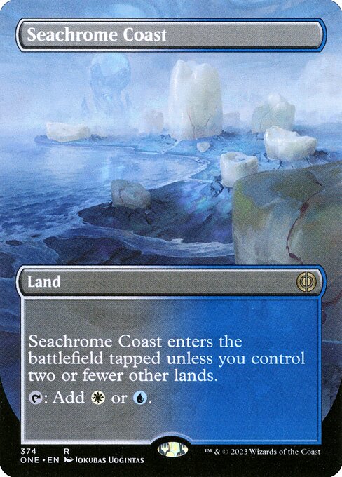 Seachrome Coast Borderless (español) 374 | Singles MTG en PiedraBruja