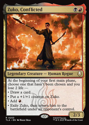 Zuko, Conflicted Regular (ingles) 253 | Singles MTG en PiedraBruja
