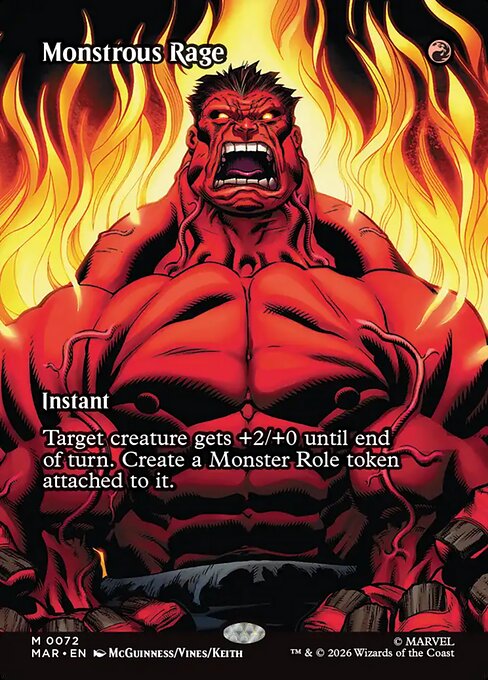 Monstrous Rage Regular (ingles) 72 | Singles MTG en PiedraBruja