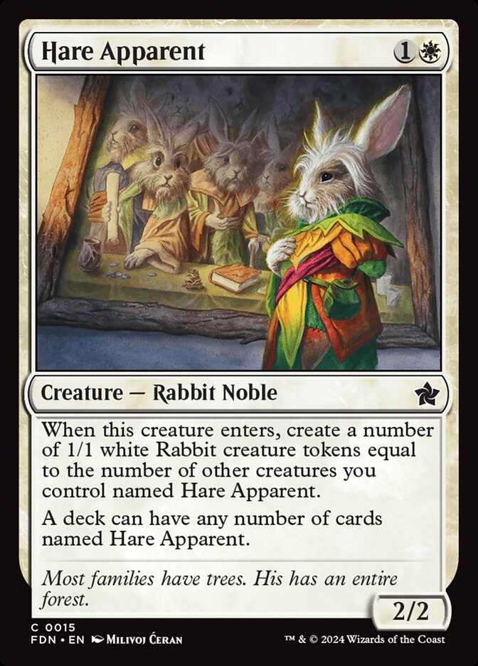 Hare Apparent Regular Foil  15 (Ingles)