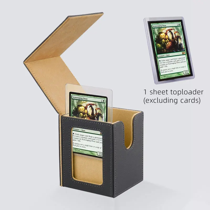 Portamazo Exhibidor Negro/Beige 100+ | Accesorios para juegos de cartas coleccionables en PiedraBruja Chile