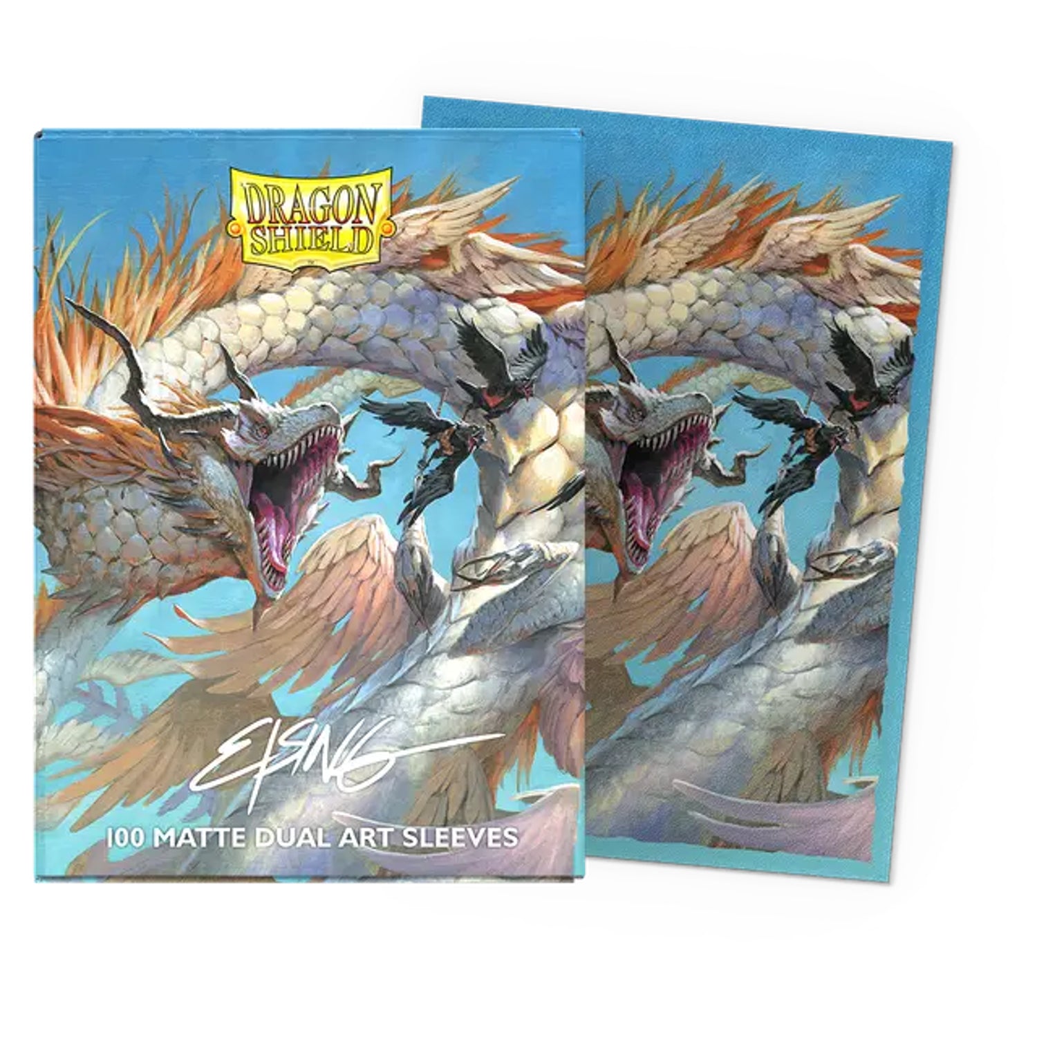 Art Dual-Matte 'The Ejsingandr' (x100) | Fundas y accesorios Dragon Shield para cartas TCG en PiedraBruja Chile