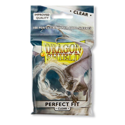 Dragon Shield Sleeves: Perfect Fit Standard- Clear (100 ct.)