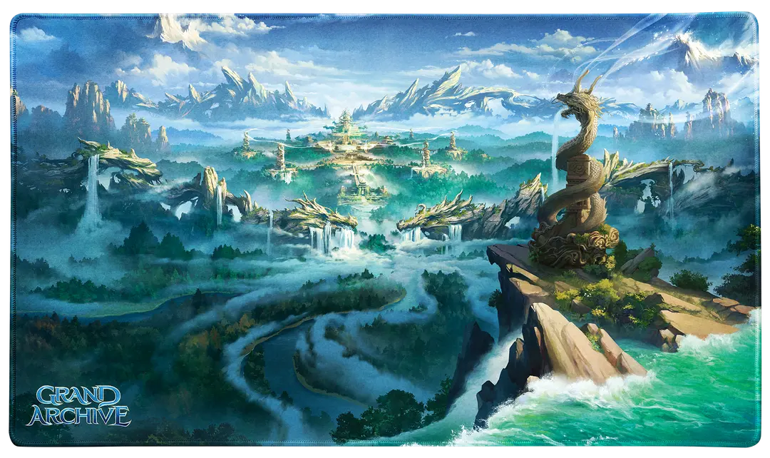 Playmat con Tubo - 'Grand Archive Baidi, Oathsworn Palace'
