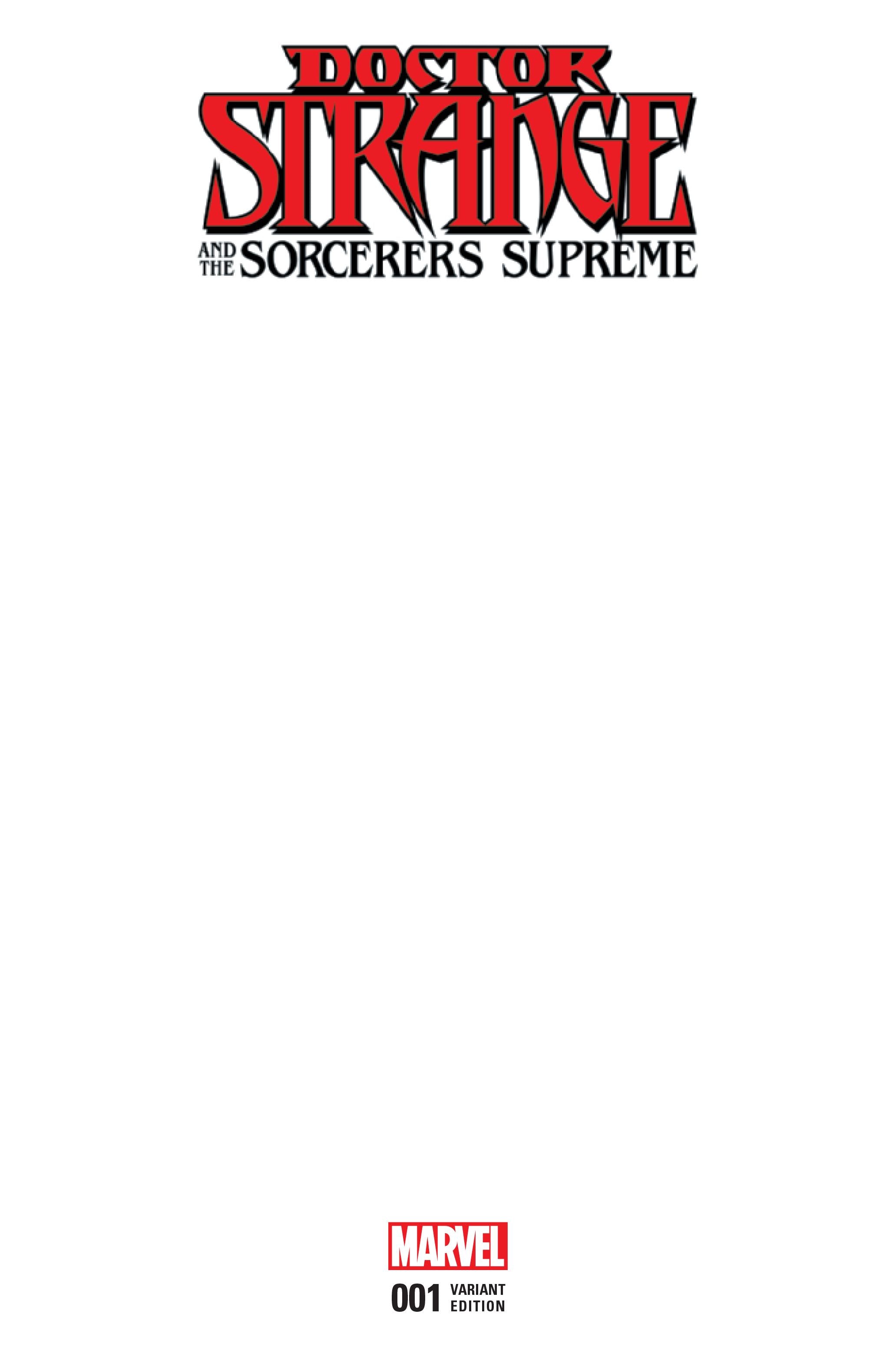 Doctor Strange and the Sorcerers Supreme #1 (Blank)