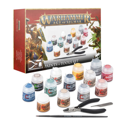 Age of Sigmar - Paints + Tools Set | Games Workshop y Warhammer 40K Age of Sigmar en PiedraBruja Chile