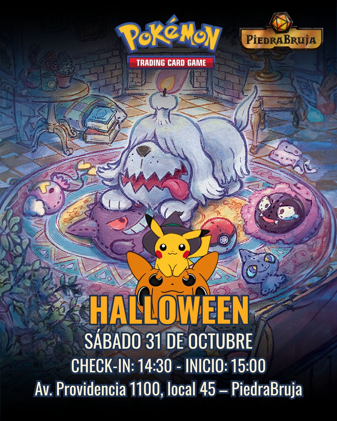 Pokeween 🎃👻 Evento Pokémon TCG de Halloween