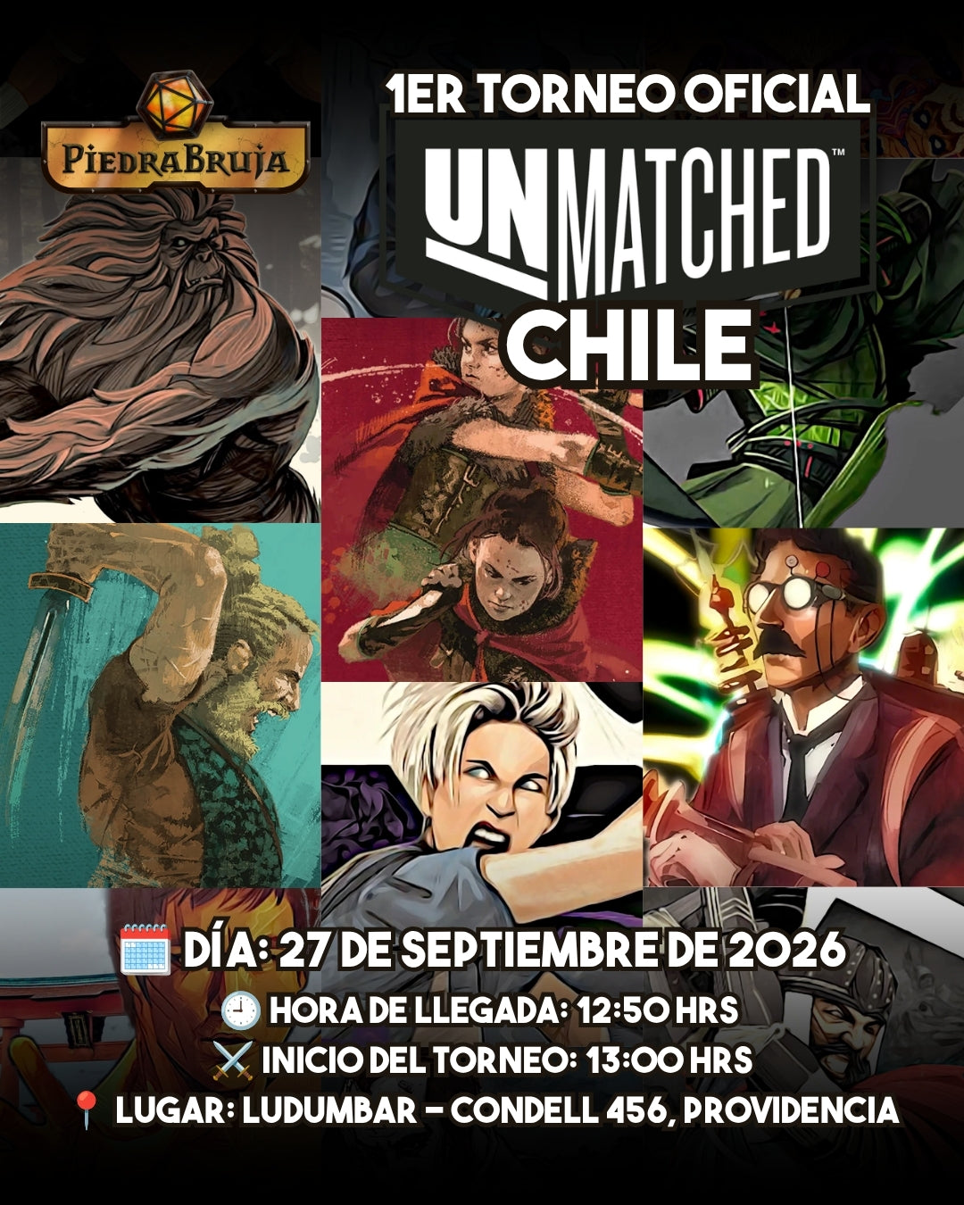 Torneo - 1er Torneo Oficial Unmatched Chile