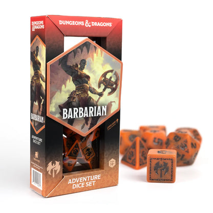 Barbarian Orange - Adventure Dice