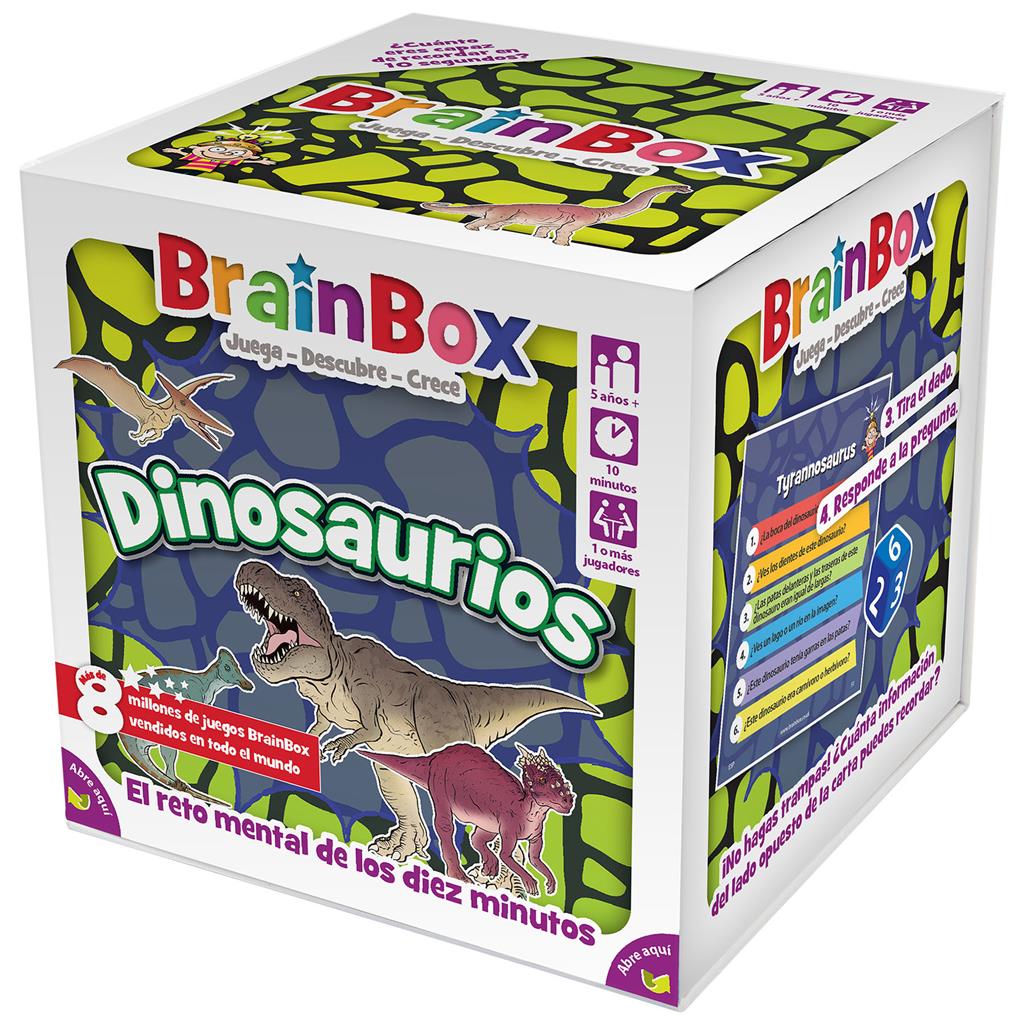 Caja de Brainbox dinosaurios juego de mesa educativo