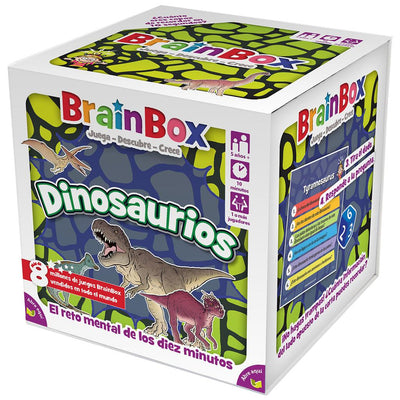 BrainBox - Dinosaurios | Juegos de mesa para todas las edades en PiedraBruja Chile
