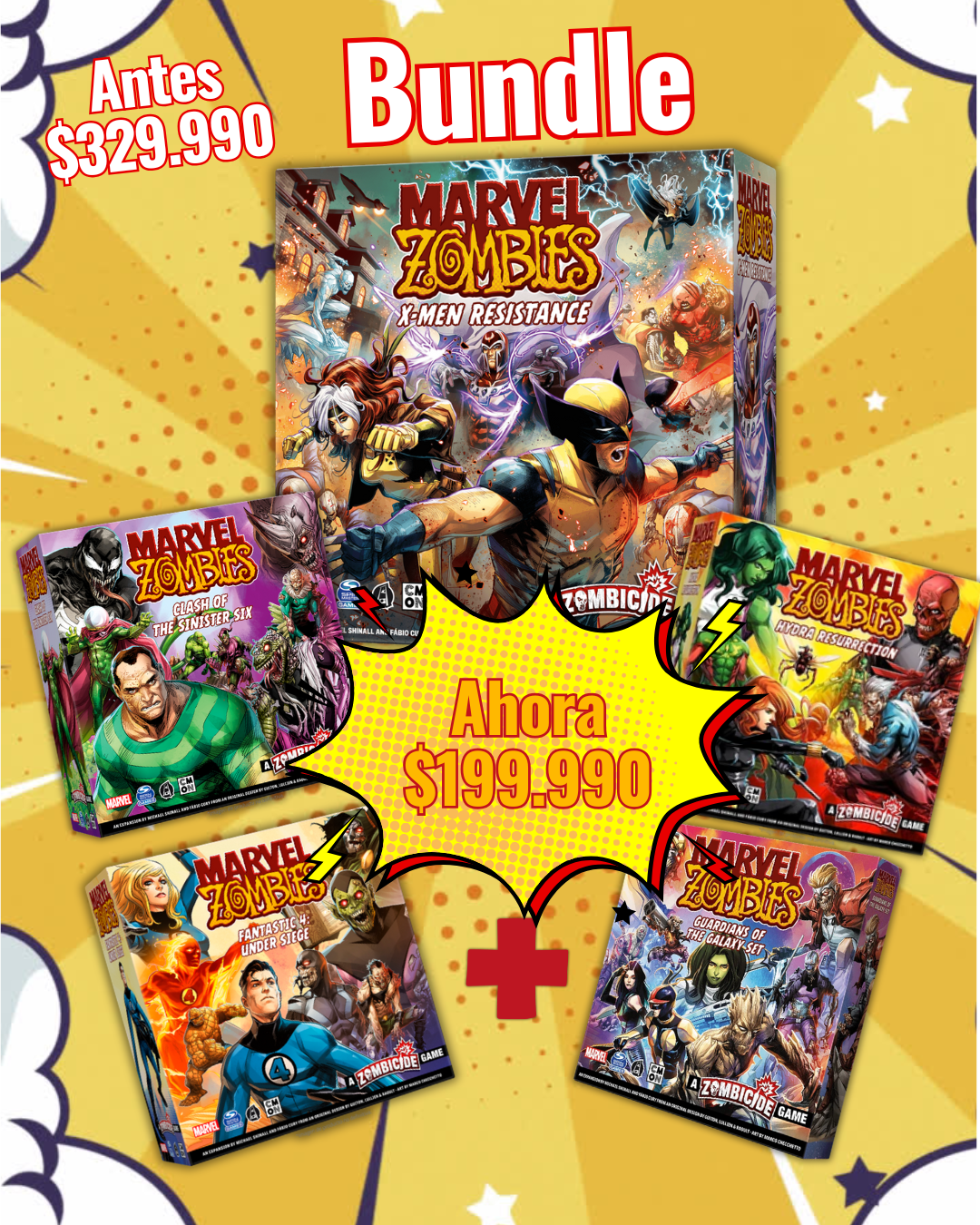 Bundle Coleccionista Marvel Zombies