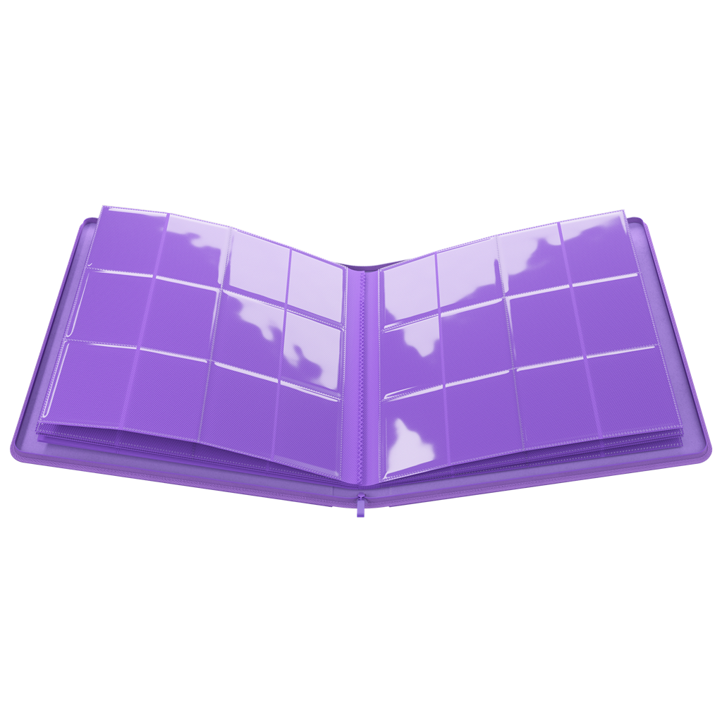 Carpeta Zip-Up Album 24-Pocket - Purple