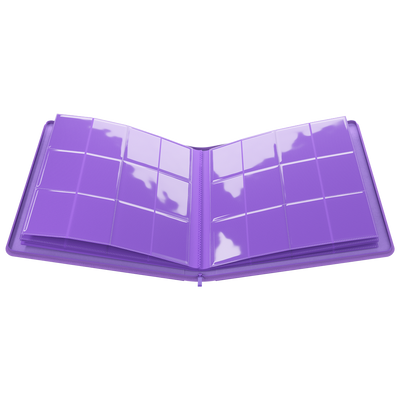 Carpeta Zip-Up Album 24-Pocket - Purple