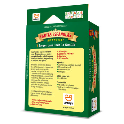 Cartas Españolas - Infantiles | Juegos de mesa para todas las edades en PiedraBruja Chile