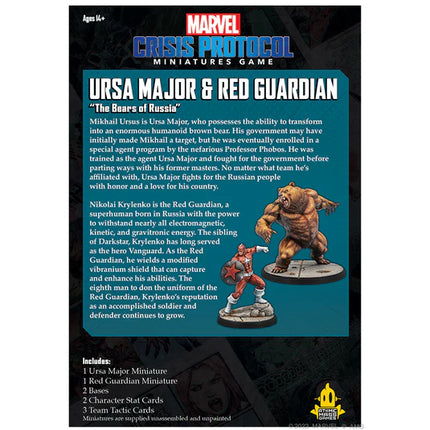 Marvel Crisis Protocol - Red Guardian & Ursa Major