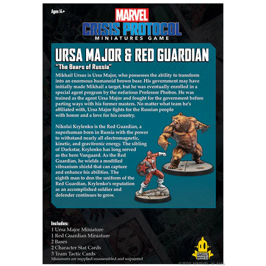 Marvel Crisis Protocol - Ursa Major & Red Guardian