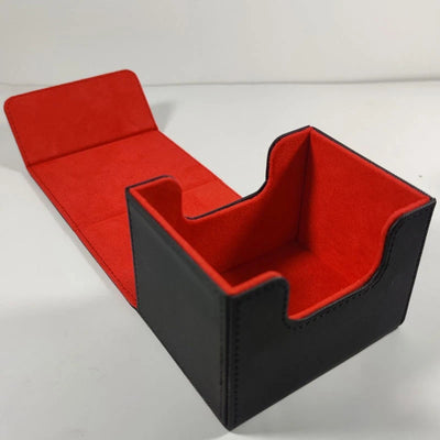 Portamazo Negro/Rojo Standard 100+ | Accesorios para juegos de cartas coleccionables en PiedraBruja Chile