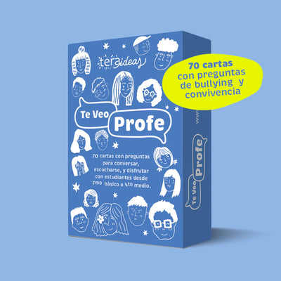 Cartas Te Veo Profe | Juegos y productos educativos en PiedraBruja Chile