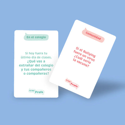 Cartas Te Veo Profe | Juegos y productos educativos en PiedraBruja Chile