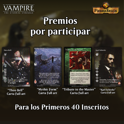 TORNEO NACIONAL VTES ABIERTO 2024 con Playmat exclusivo