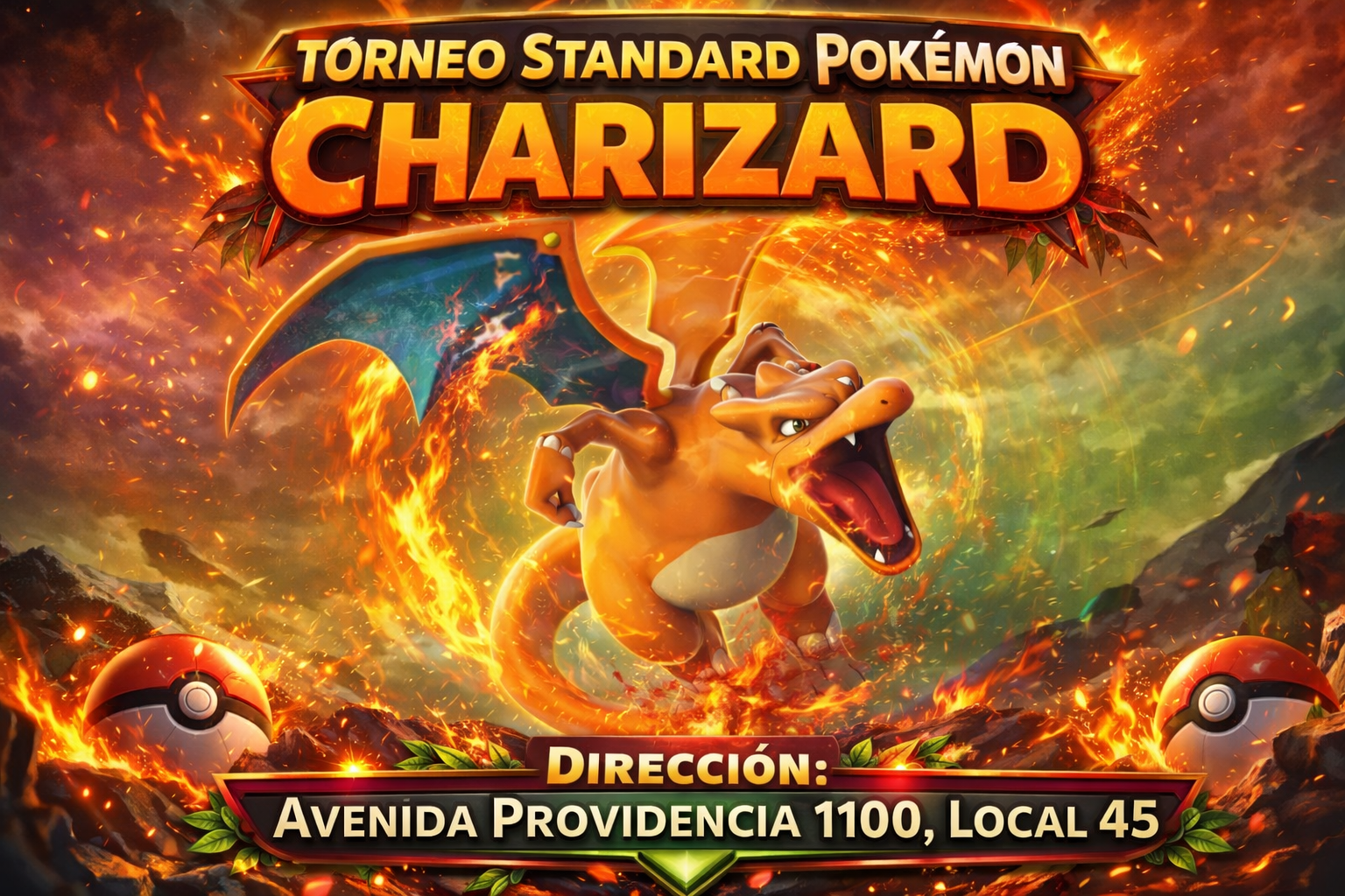 Torneo Standard Pokemon Charizard | Torneos y eventos de Pokémon TCG en PiedraBruja Chile