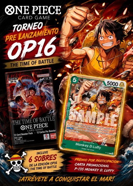 Torneo Pre Lanzamiento One Piece OP16 | Piedra Bruja – PiedraBruja